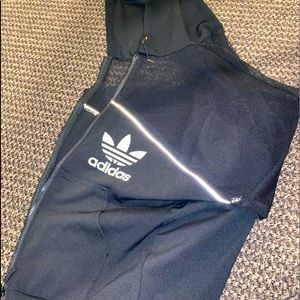 Thin adidas zip up sweater